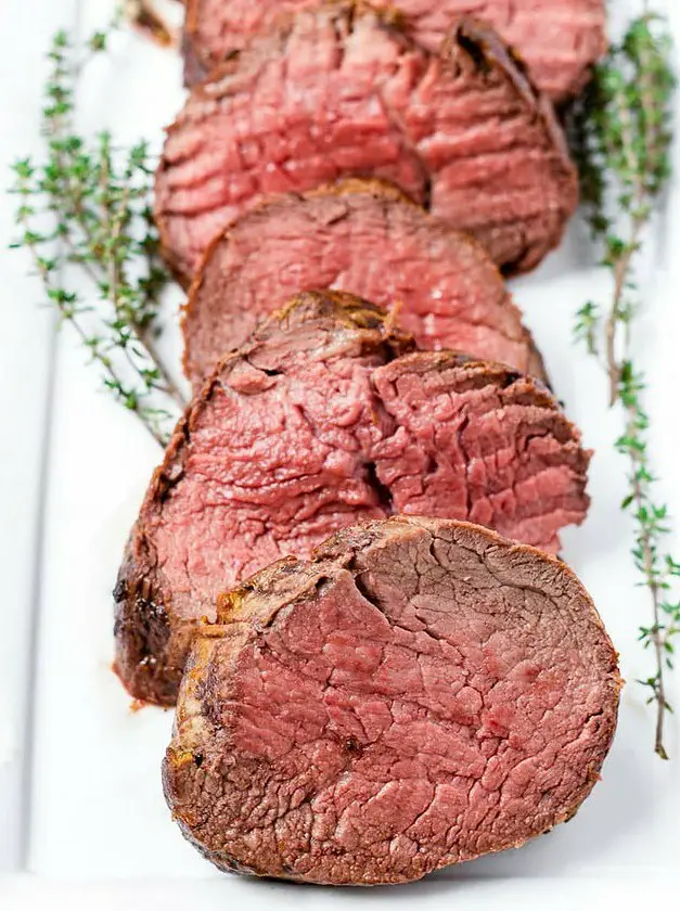 Roast Beef Tenderloin with Red Wine Sauce