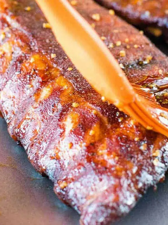 Honey Garlic Smoked Ribs