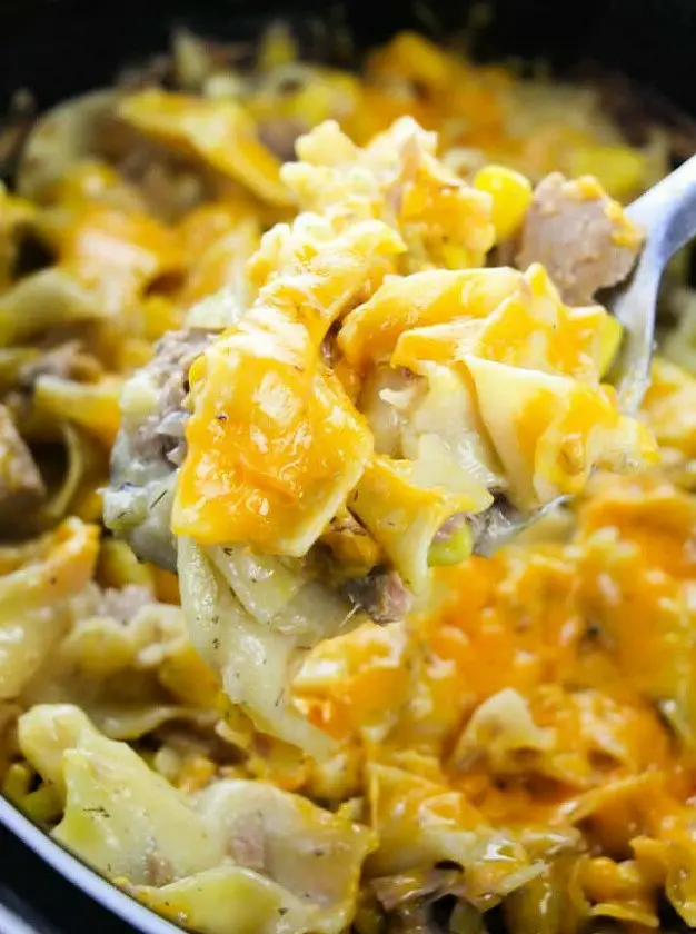 Crockpot Tuna Noodle Casserole