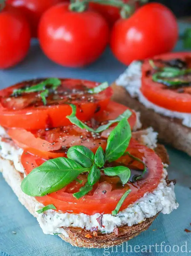 Tomato Ricotta Toast