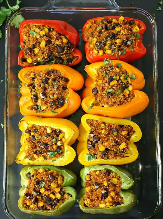 Mexican Quinoa Stuffed Peppers