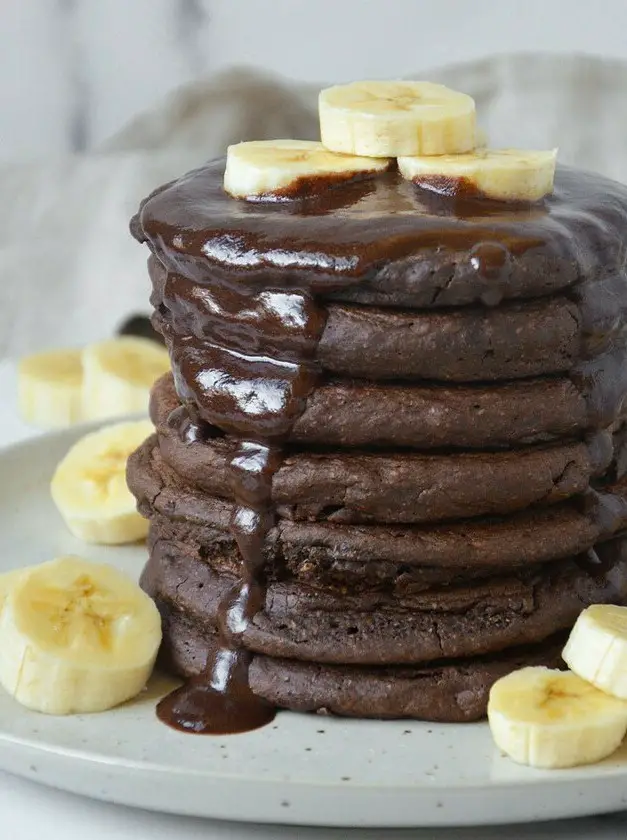 Chocolate Protein Pancakes