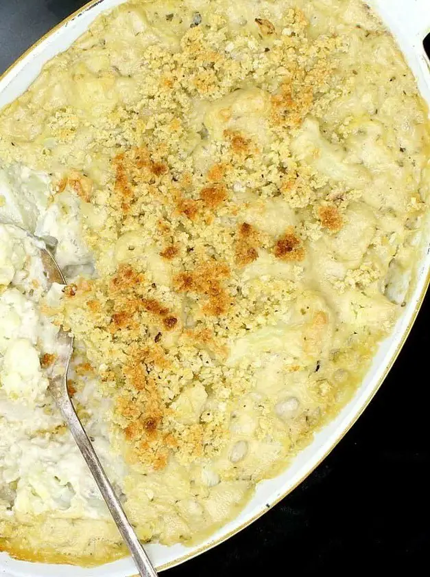 Creamy Vegan Cauliflower Casserole