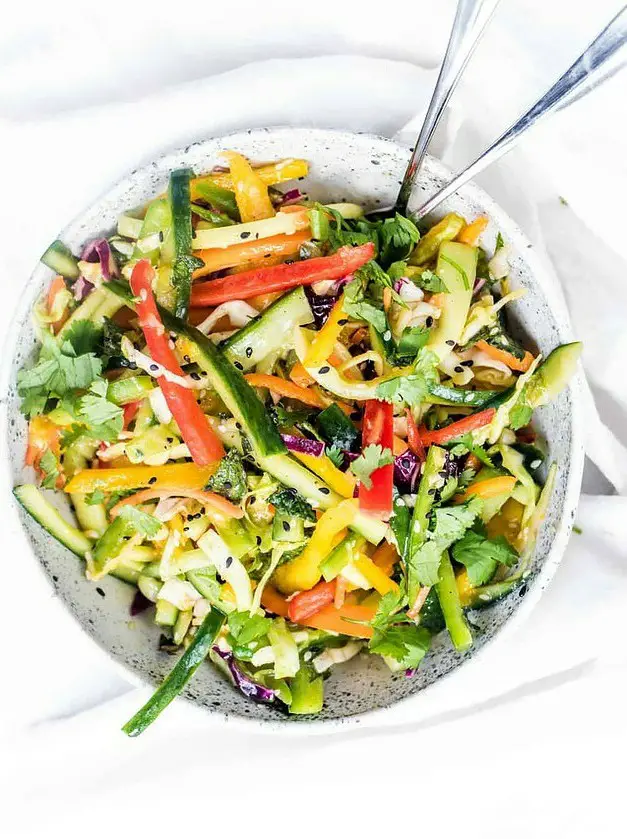 Mango Cucumber Summer Slaw