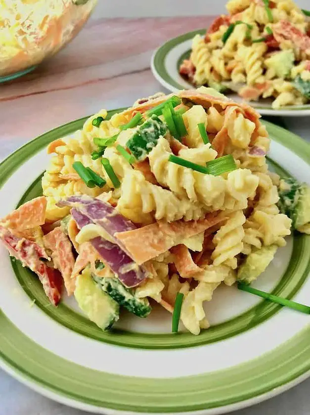 Hummus Pasta Salad