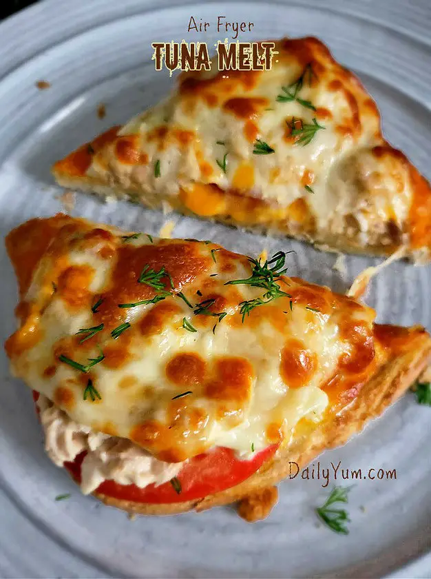 Air Fryer Tuna Melt