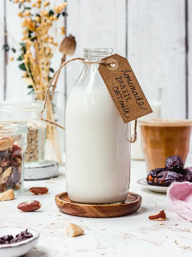 Homemade Brazil Nut Oat Milk