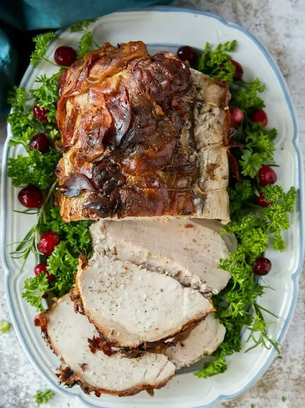 Pancetta Wrapped Pork Roast