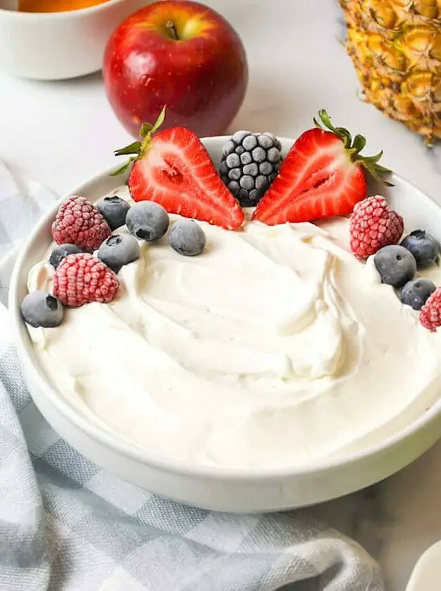 Creamy Vanilla Fruit Dip