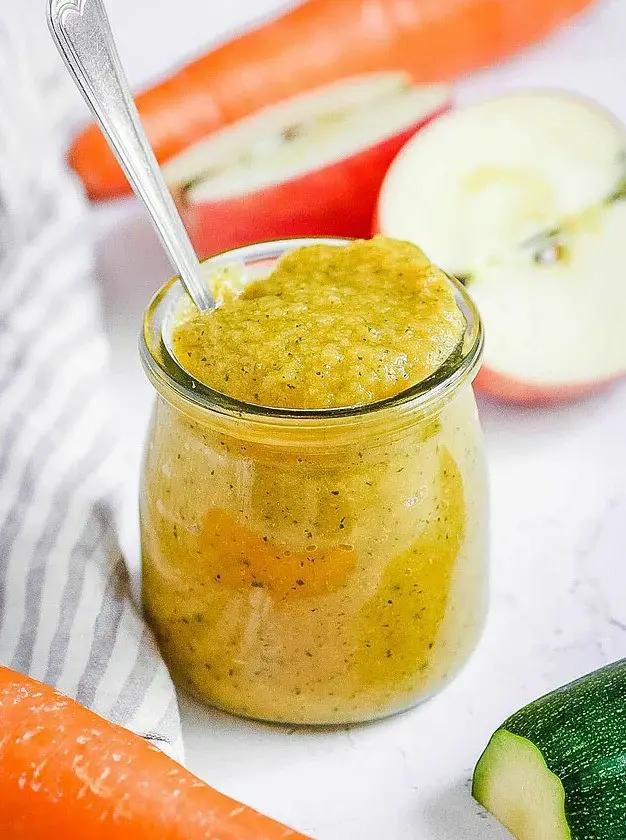 Zucchini Baby Food Puree