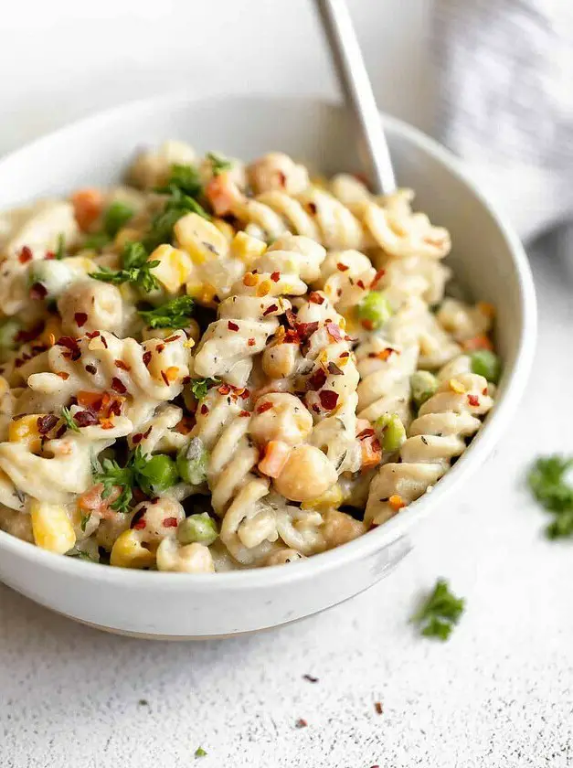 Vegan Chickpea Pot Pie Pasta