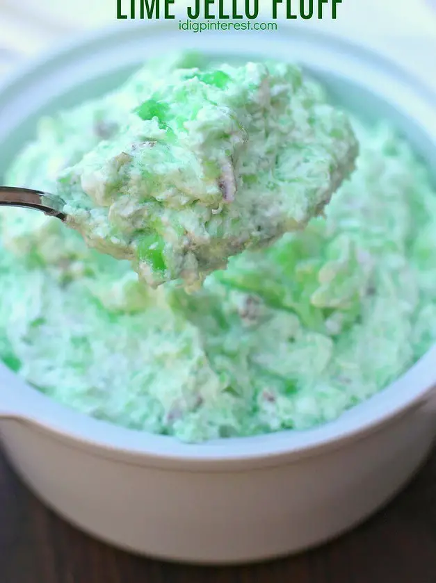 Lime Jello Fluff