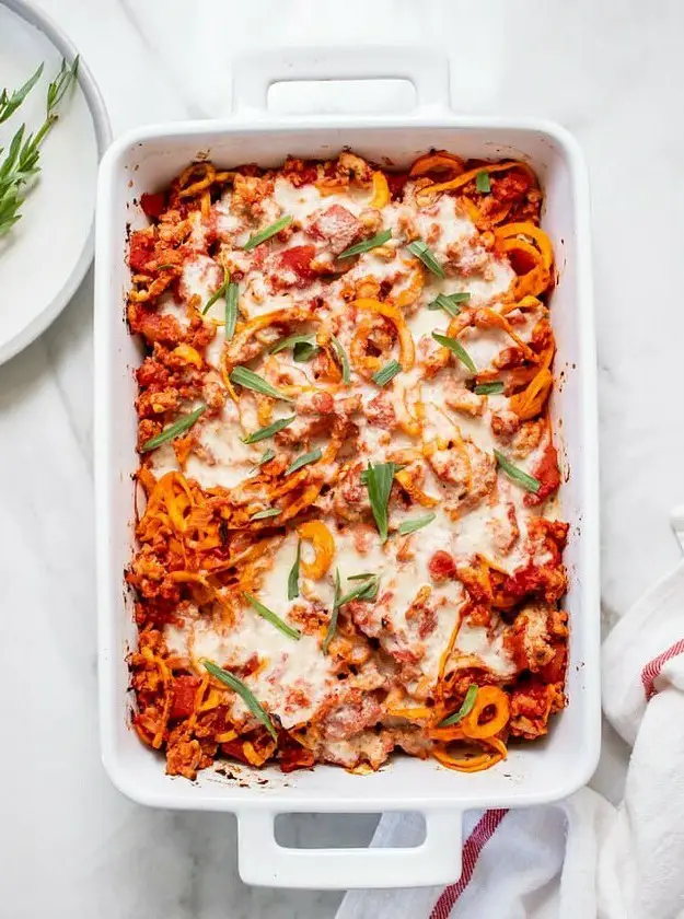 Paleo Turkey Sweet Potato Casserole