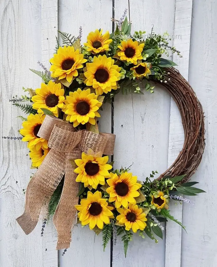 SUNFLOWER WREATH