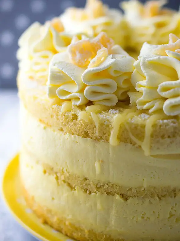 Lemon Cheesecake Mousse Cake