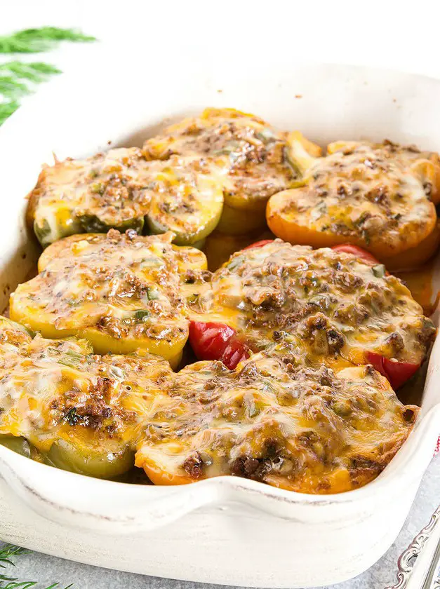 Cheesy Stuffed Bell Peppers