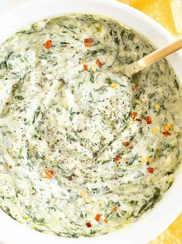 Spinach Dip with Cream Cheese