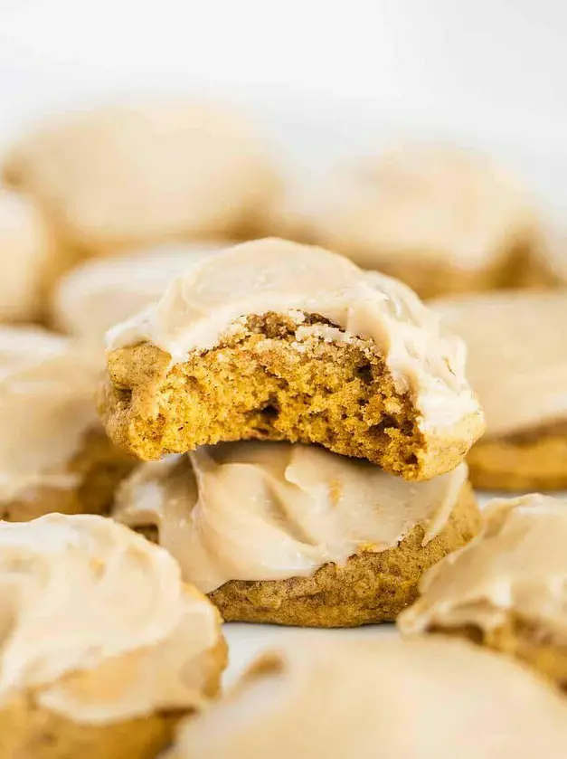 Iced Pumpkin Cookies