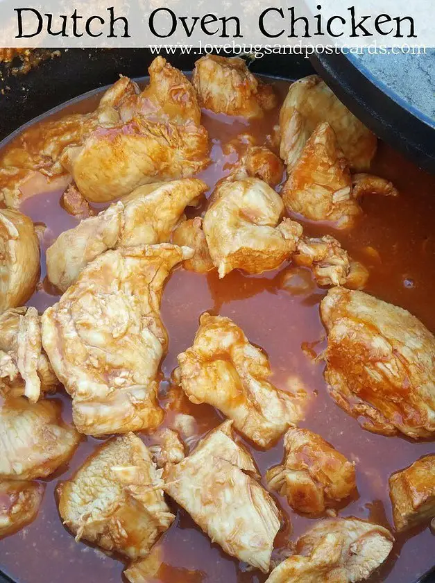 Dutch Oven BBQ Chicken