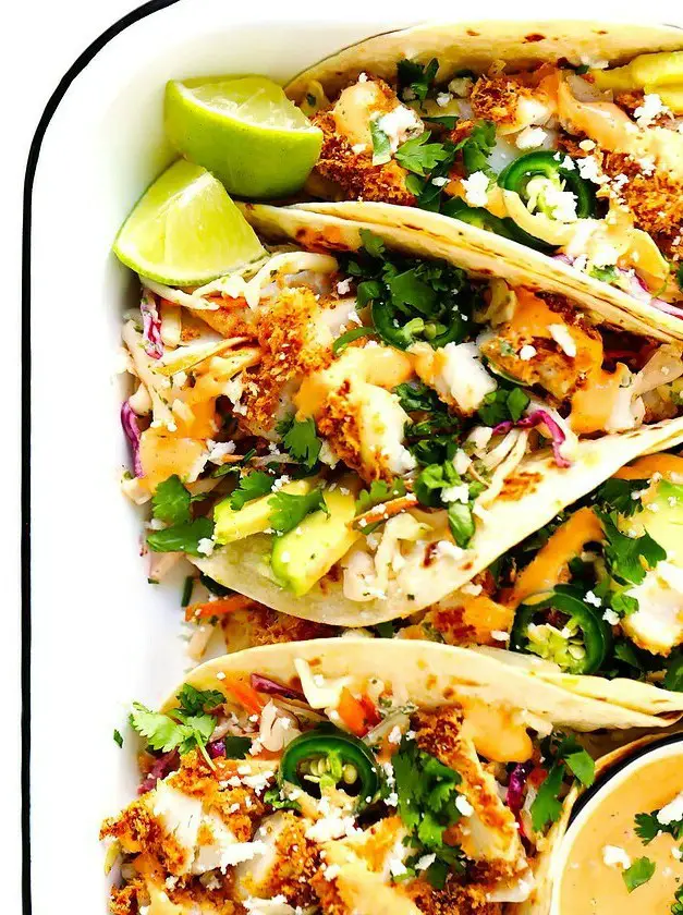 Crispy Baked Fish Tacos