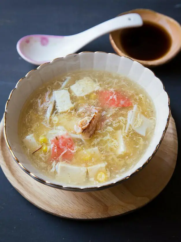 Easy One-Pot Tofu Crab Meat Soup