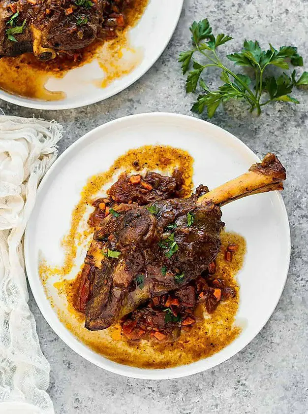 Slow Cooked Lamb Shank