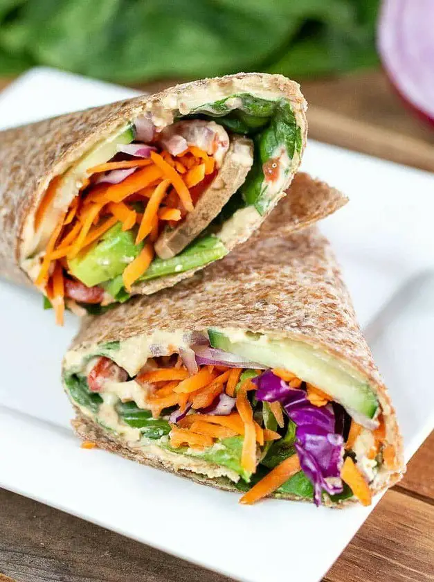 Vegan Wraps with Hummus