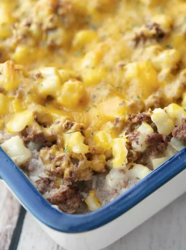 Ground Beef Potato Casserole