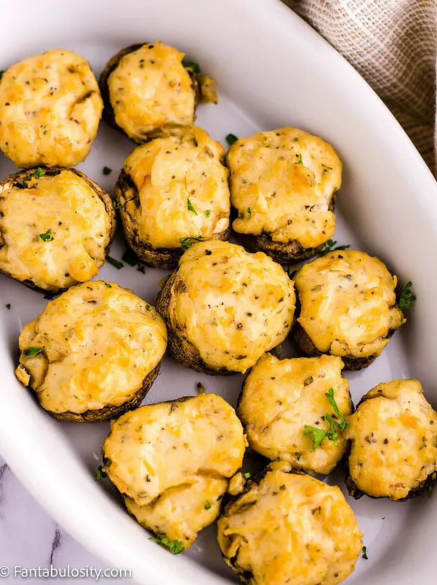 Smoked Stuffed Mushrooms