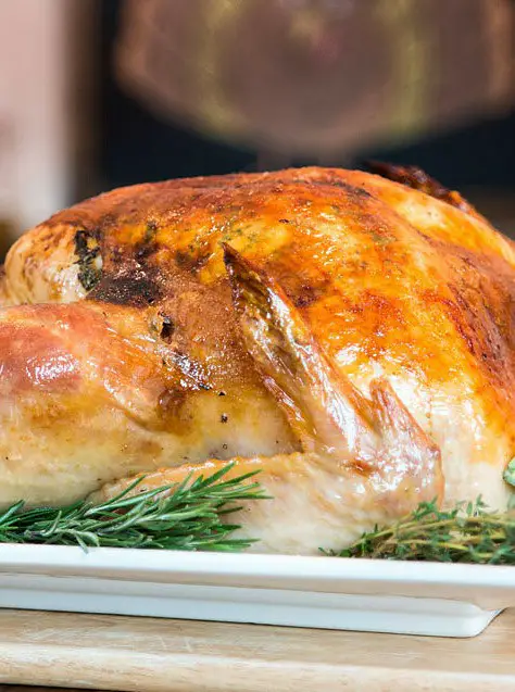 Dry Brine Turkey with Citrus Herb Butter