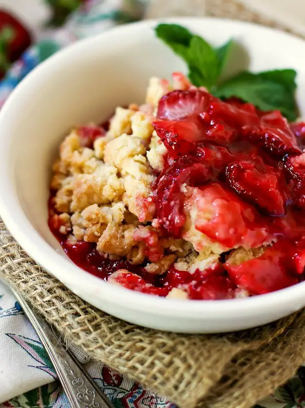 Strawberry Cobbler