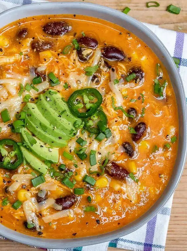 Creamy Chicken Enchilada Soup