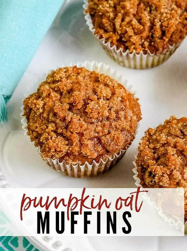 Pumpkin Oat Muffins