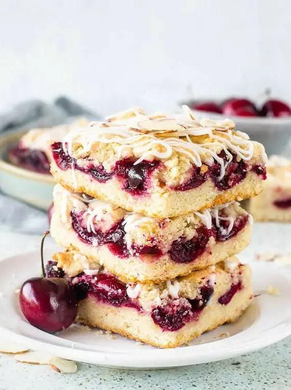 Almond Cherry Bars