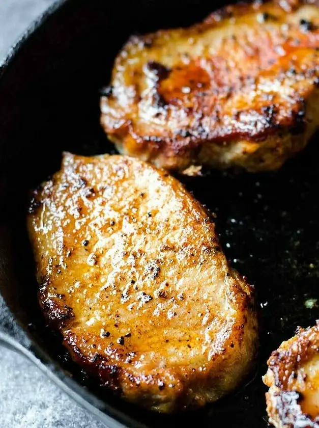 Perfectly Seared Pork Chops