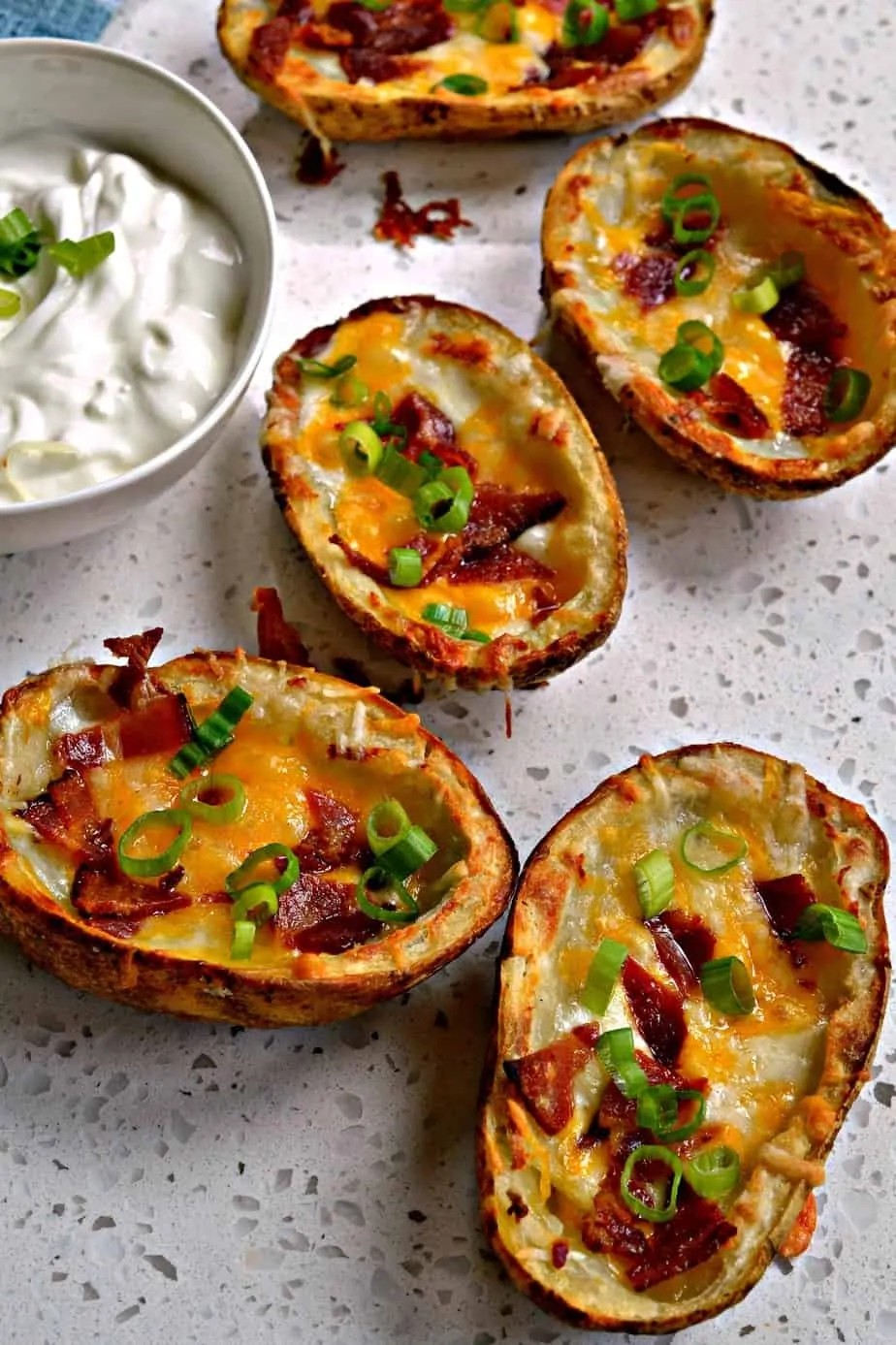 BAKED POTATO SKINS