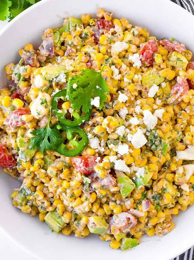 Mexican Street Corn Salad (Esquites)