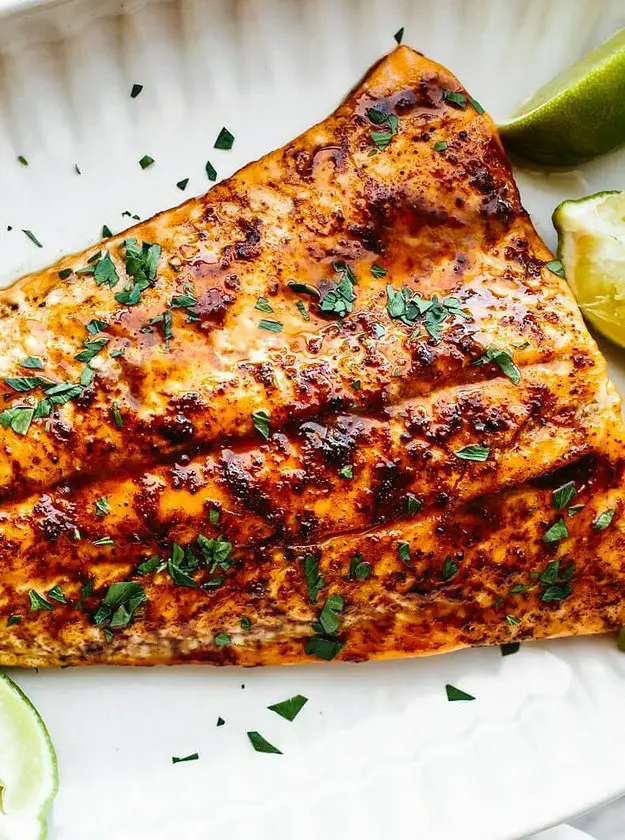 Chili Lime Baked Trout