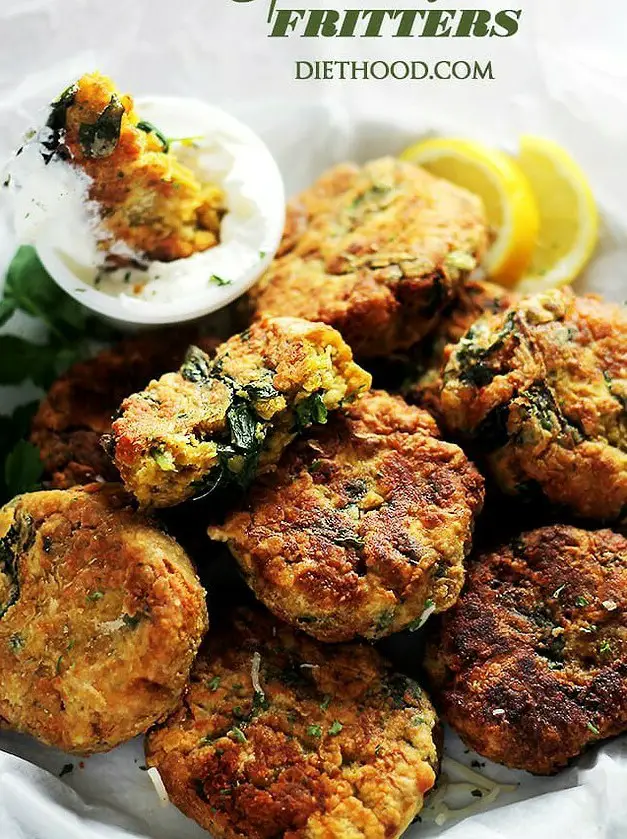 Spinach Lentil Fritters