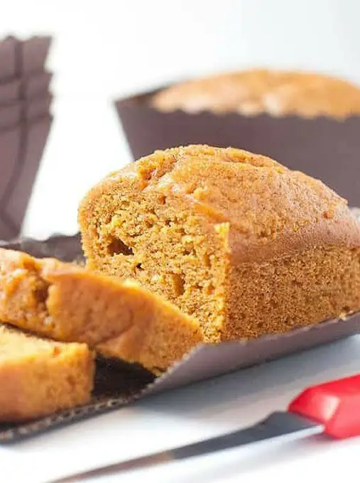 Mini Pumpkin Bread Loaves