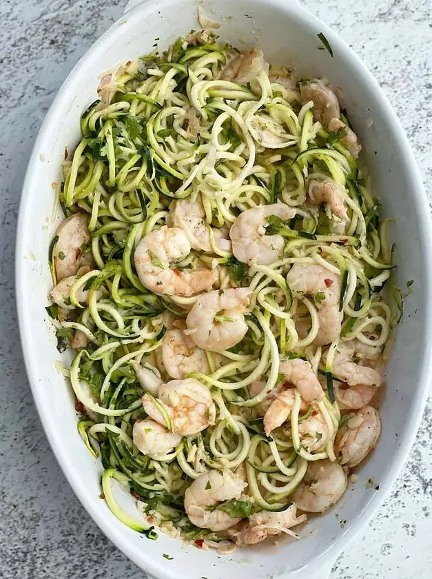 Healthy Shrimp Scampi