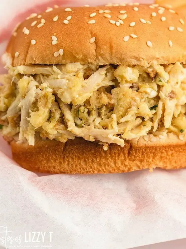 Ohio Shredded Chicken Sandwiches