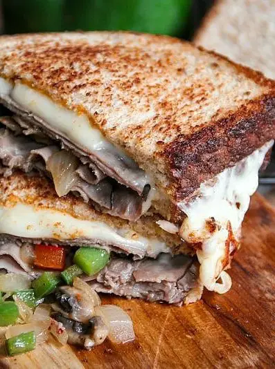 Roasted Beef Grilled Cheese Sandwich