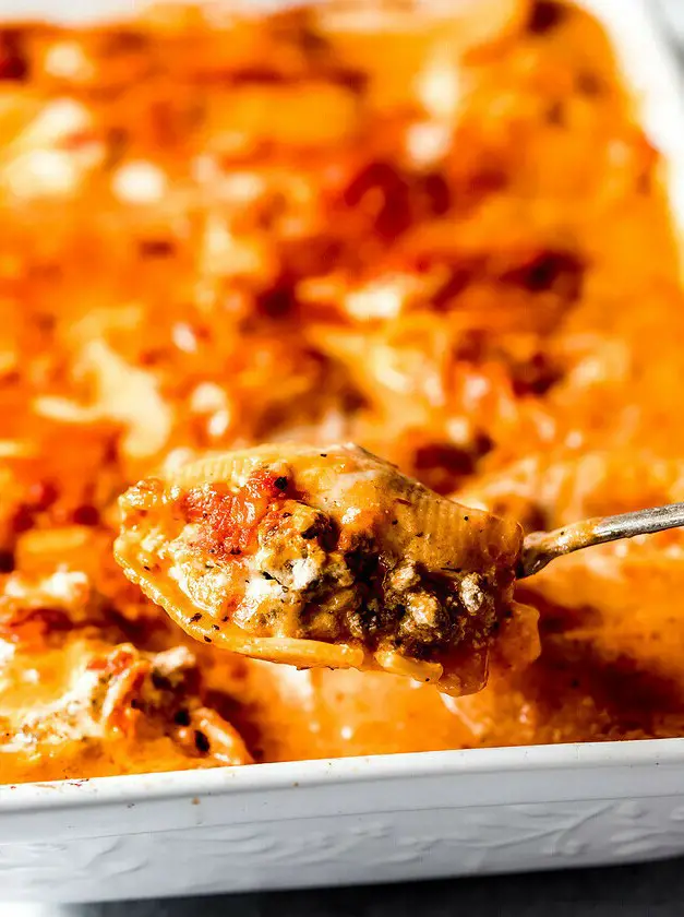 Venison Lasagna Stuffed Shells