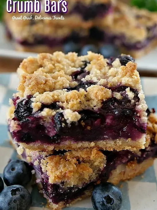 Blueberry Lemon Crumb Bars