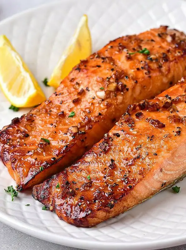 Air Fryer Honey Garlic Salmon