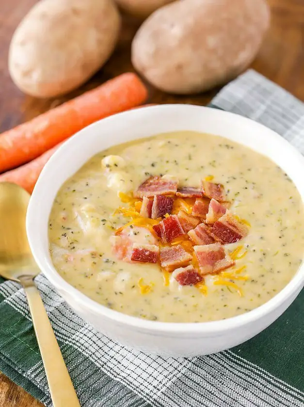 Loaded Broccoli Potato Soup