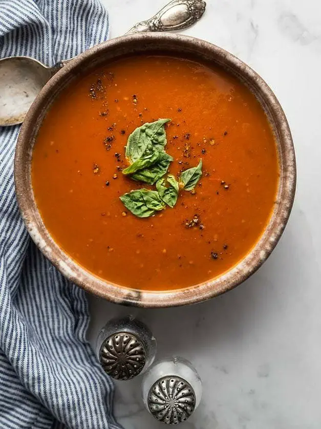 Instant Pot Tomato Basil Soup