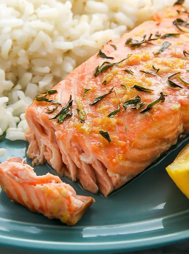 Lemon, Garlic, and Thyme Baked Salmon