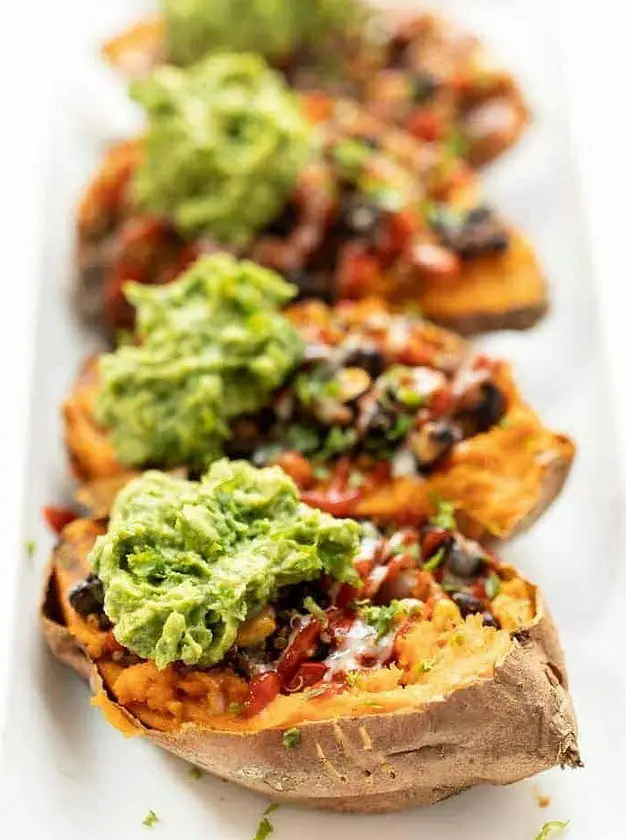 Mexican Quinoa Stuffed Sweet Potatoes